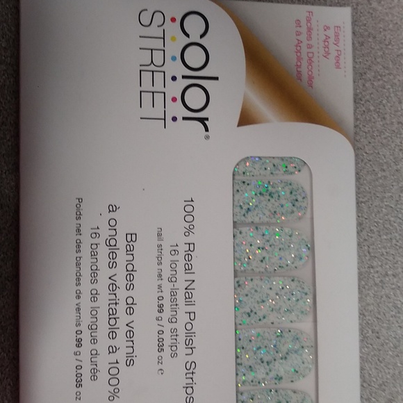Color Street polish strips. Most Definitely-green glittery - Picture 2 of 2